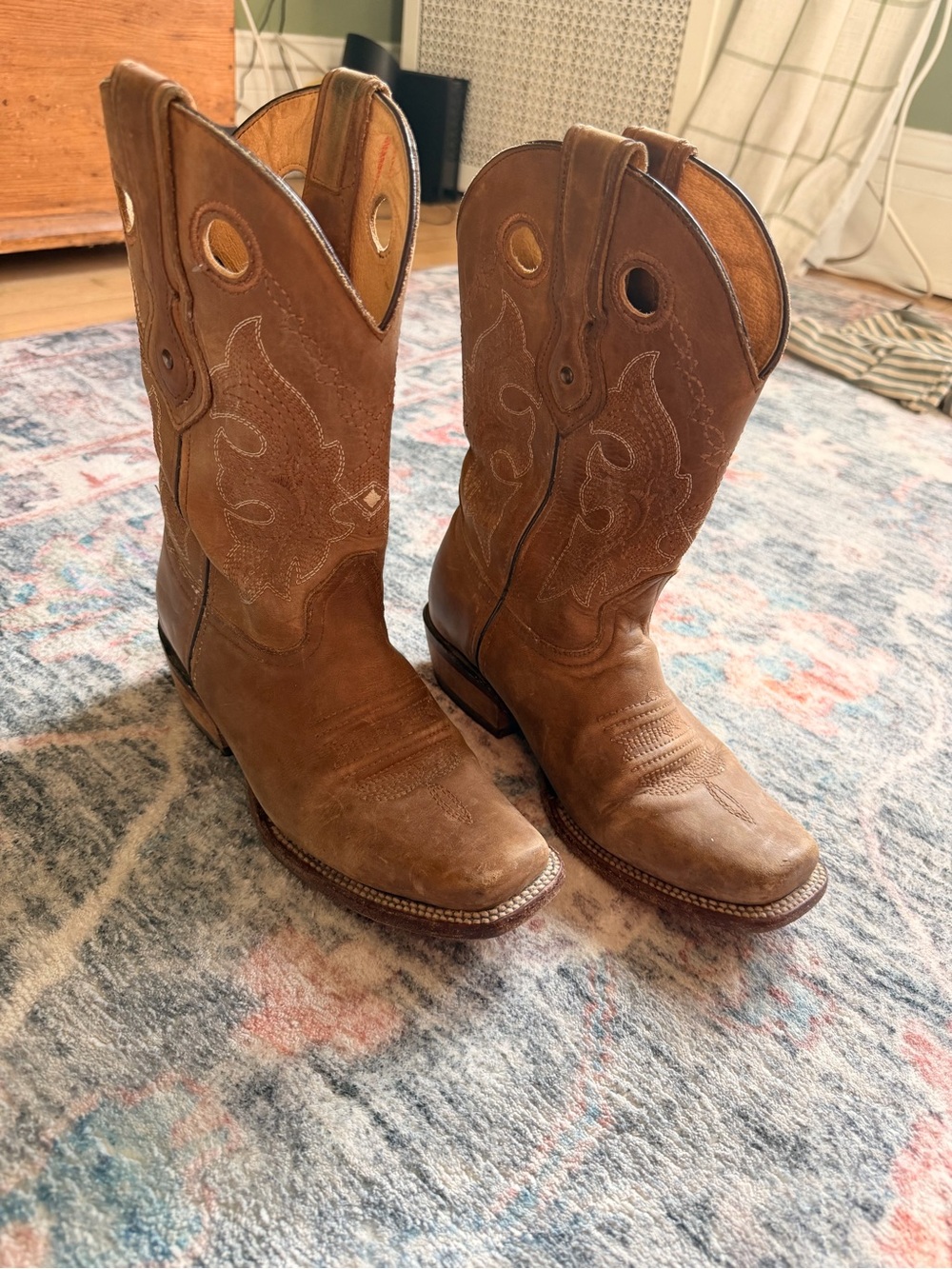 Gran Lider Cowgirl Boots Leather Size 7.5 - Picture 5 of 7